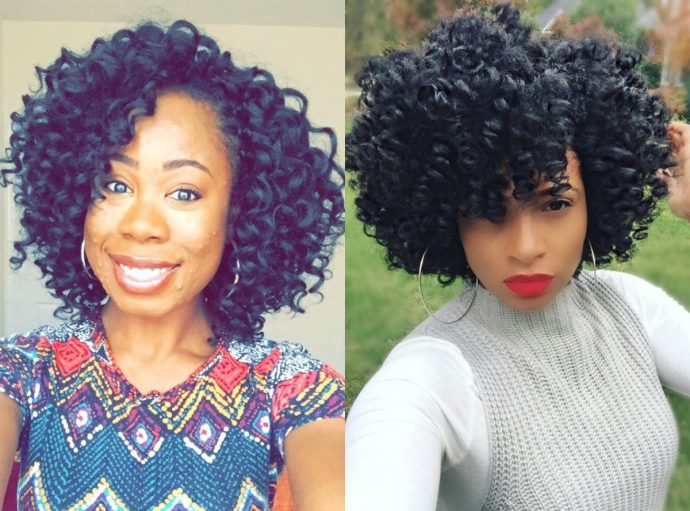 short crochet braided curls