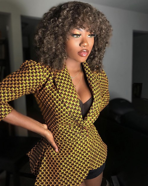 African American Natural Hairstyles for Medium Length Hair 9