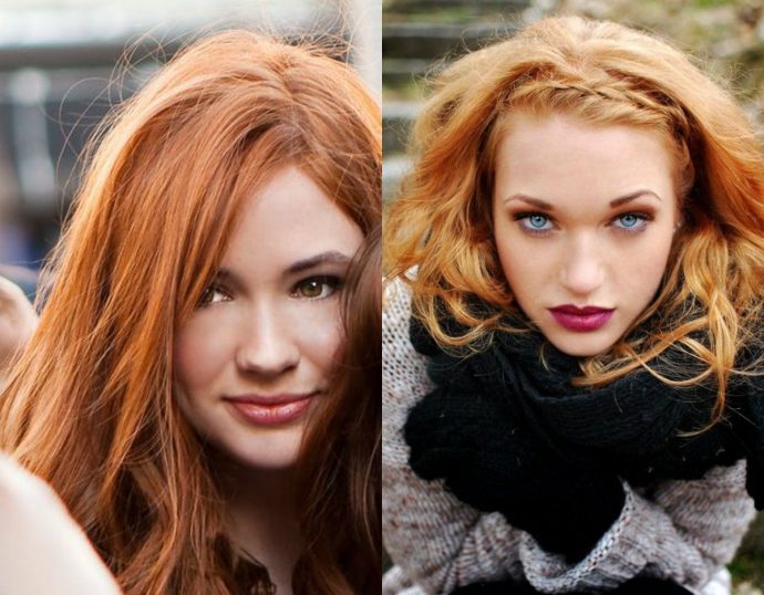 rich light red hair hues for winter