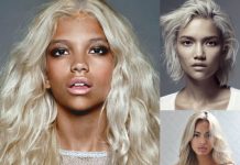 Best platinum blonde hair colors on dark skin