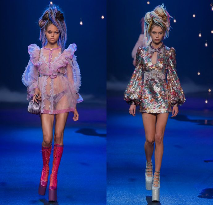 dreadlocks on NY runways