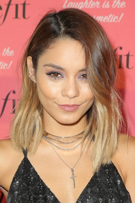 Vanessa Hudgens straight ombre lob