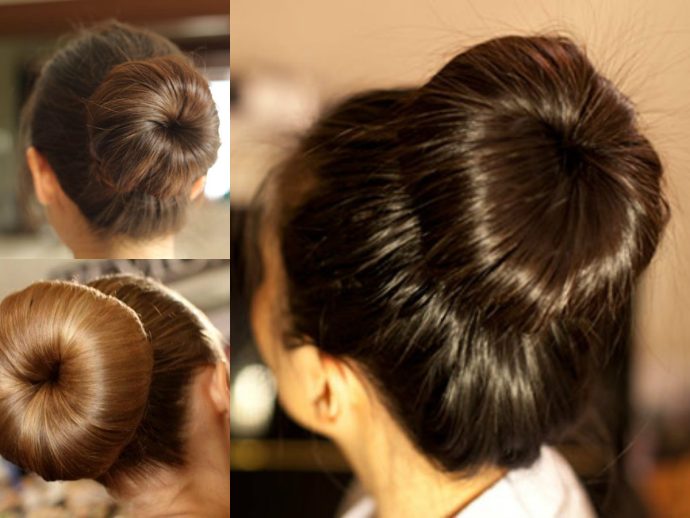 Donut Bun Hairstyles