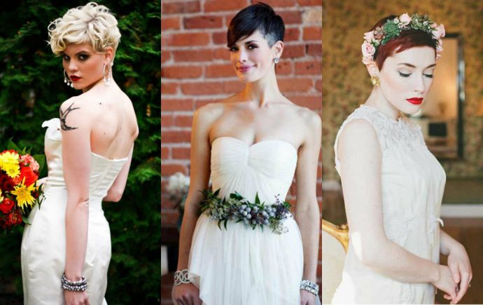 Short Pixie Wedding Hairstyles