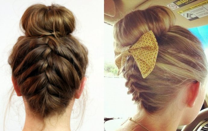 braided bun hairstyles