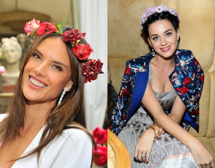 celebrity flower crowns for wedding