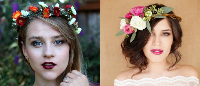 floral wedding hairstyles for summer