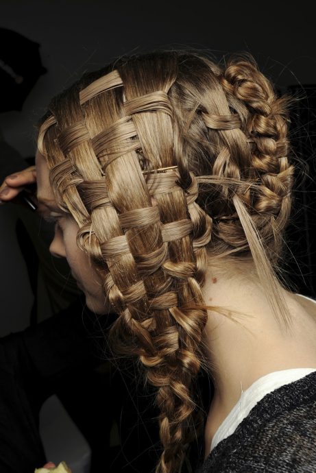 basket weave braids ideas