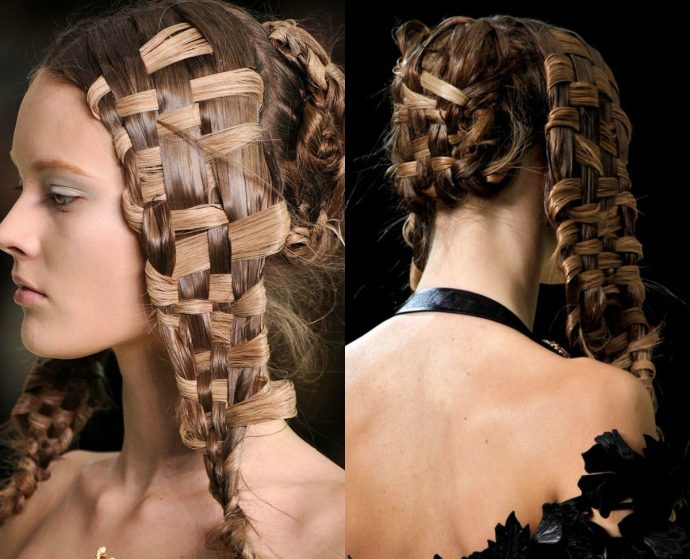Alexander McQueen braids