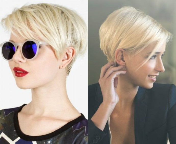 short blonde bobs with layers